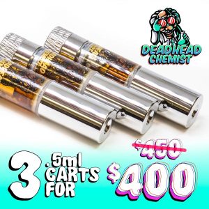 Deadhead Chemist DMT 3 Cartridges Deal .5mL